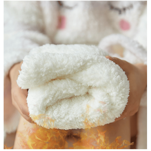 Women's Fluffy Fleece Lined Winter Slipper Socks