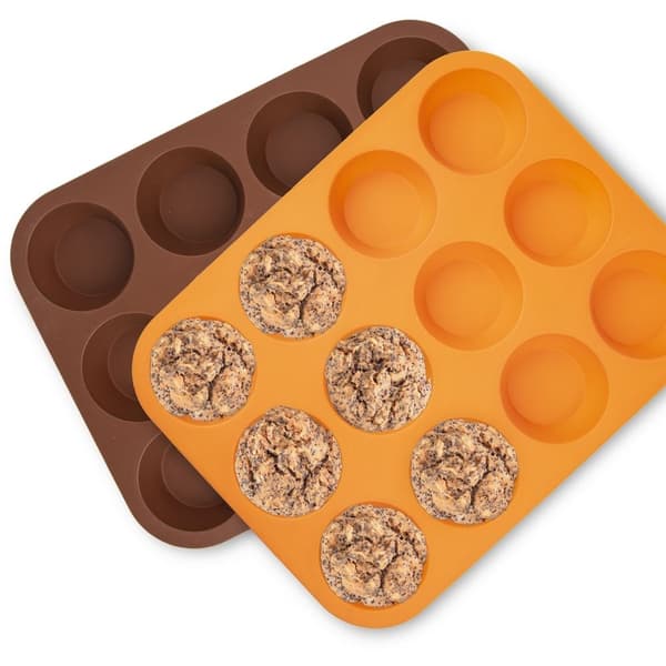 Silikoneform til 12 muffins, non-stick og nem at bruge 400