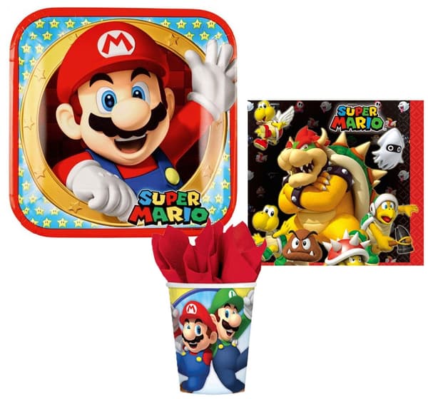 Super Mario Party Set – Soppriket 36 deler 360 360