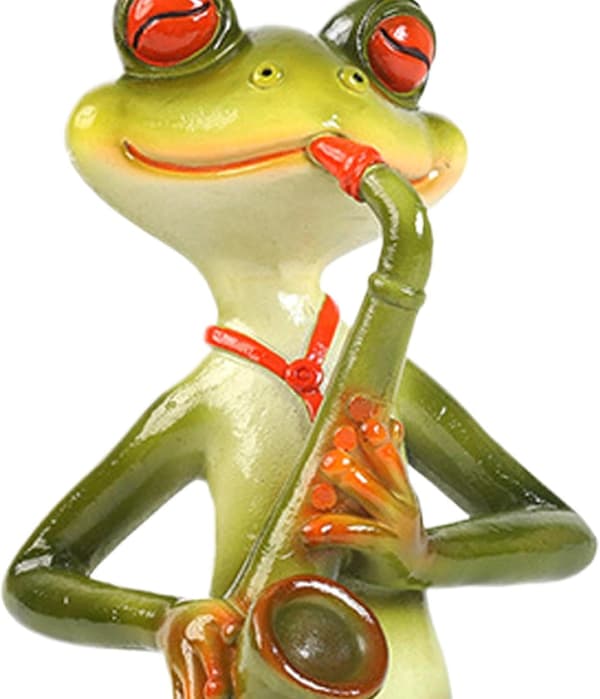 Frøstatue, frøfigur, havestatue -