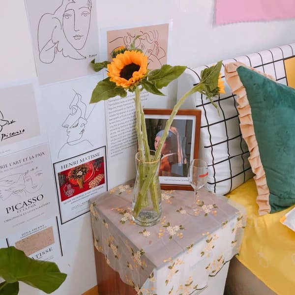 1 stk duk myk netting duk duk Nappe De Table DIY blonder