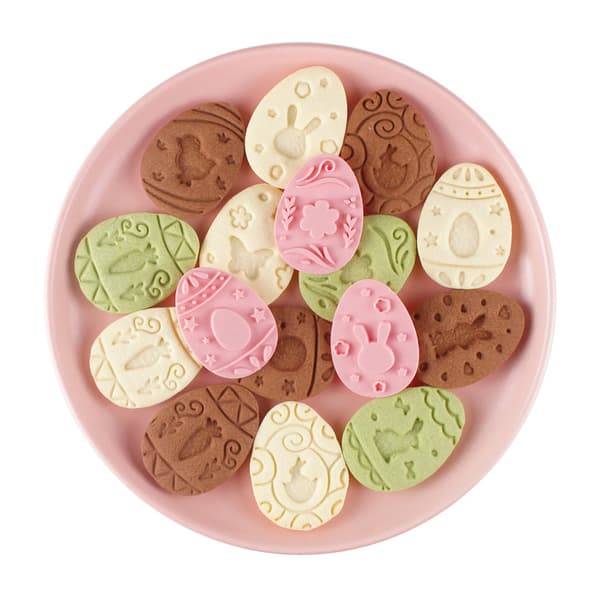 9 stk. plastikkutstikkere for eggkjeks