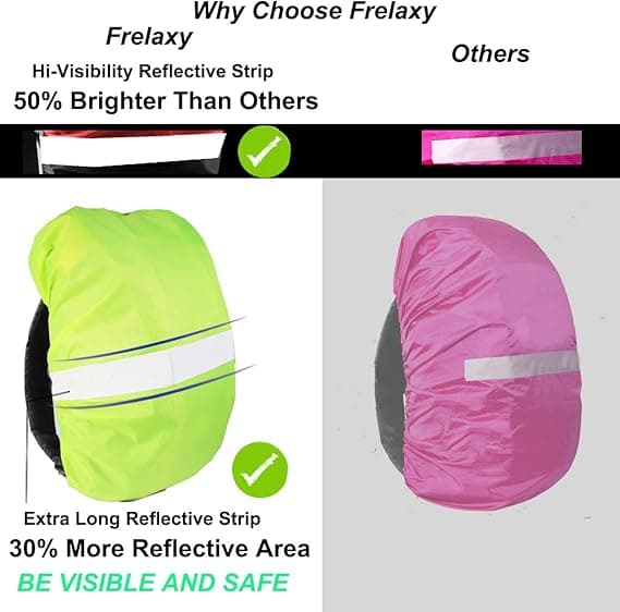 Ryggsekkovertrekk for utendørs bruk, støvbeskyttelse, polyester, vanntett, med spenne