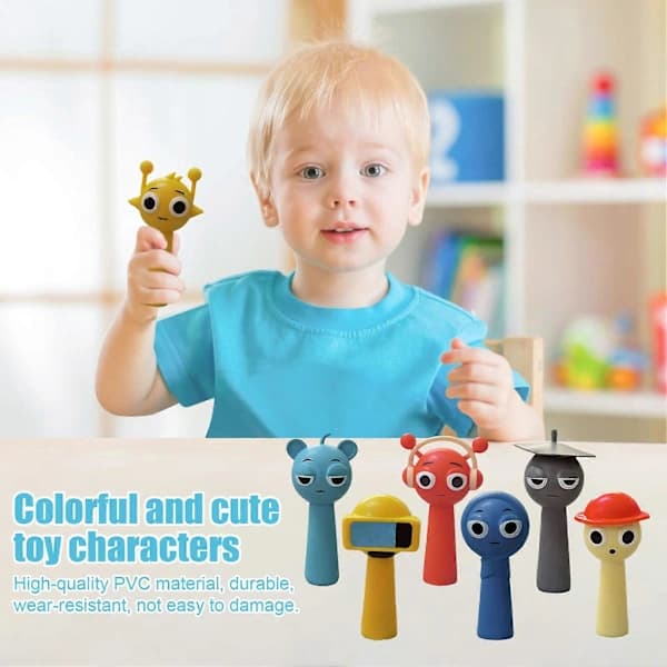 Sprunki Actionfigurer, Leker, Kontorfigurer, Dekorasjon, Gaver til Barn