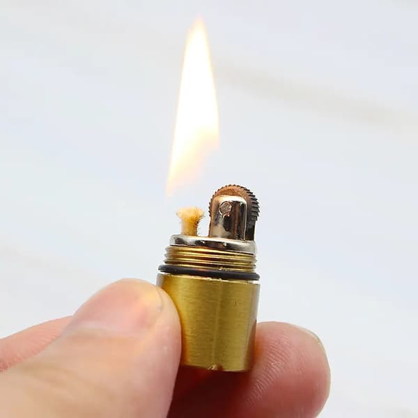 Minilighter med nøglering, 26x13mm, guld