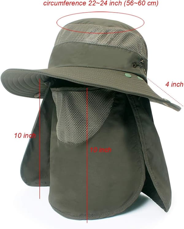 Unisex Fishing Hat - Foldable Sun Hat