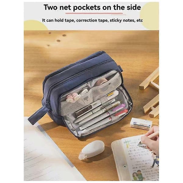 Large Capacity Four-Opening Pencil Case, Popular Pencil Case B