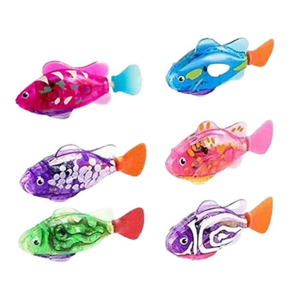 Simulation Electric Fish With Light Cute Induction Cat Interactive Toys New (FMY) 5PC 5PC