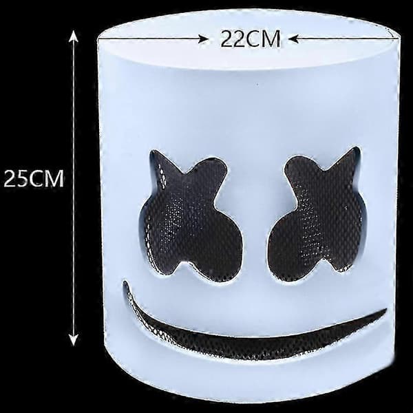 2025 Dj Marshmello helmask til Halloween cosplay-fest