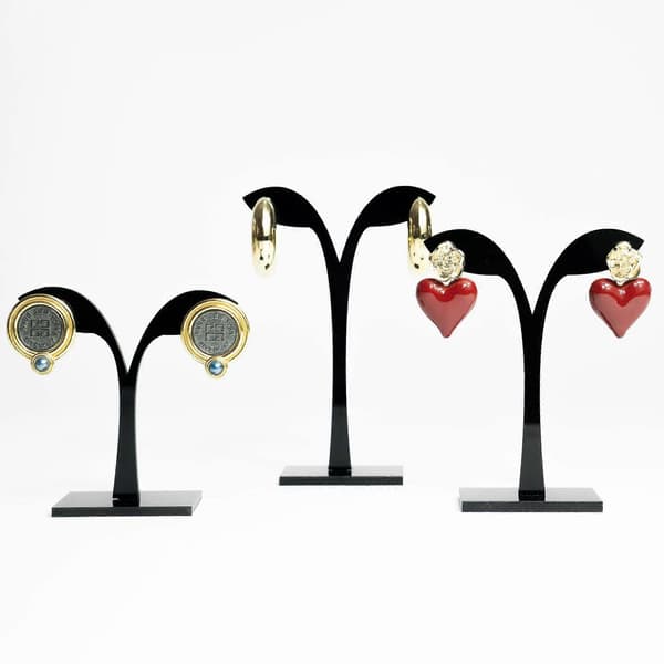 Three-piece Earring Holder, Earring Organizer/Jewelry Stand, Earring Display Jewelry Holder [DB]