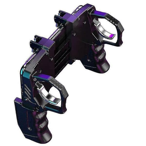 3-in-1 Mobile Game Controller, Four-Finger Shortcut Mobile Game Trigger for Pubg Gaming Grip Game Free Fire