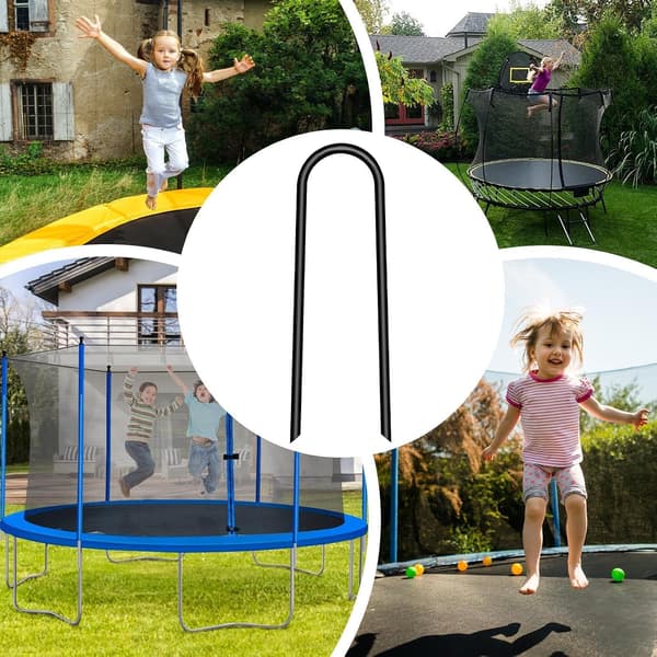 Trampoline vindrenne, U-formede klipsfestivalspiker -