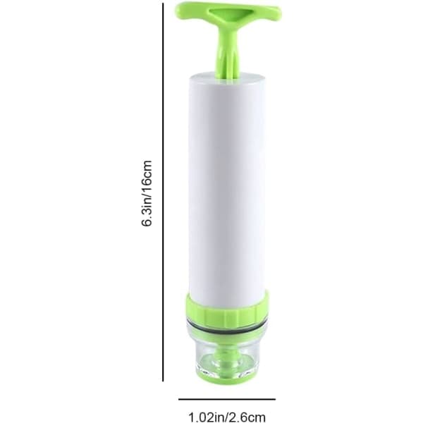 Vakuumförpackningspåse Handpump Manuell Kompressionspåse Luftpump Portabel Mini Sugpump för Resor/Mat/Utrymmesbesparing