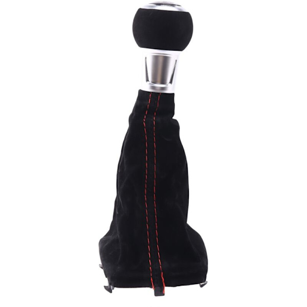 6-speed 12mm Gear Shift Knob with Gaiter, Red Dot, for A3 S3 1996-2003