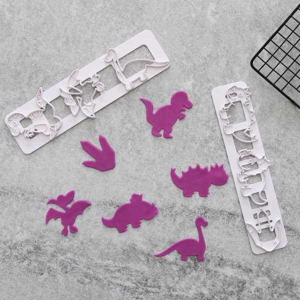 Dinosaurie Utstickare | Dino Vit white