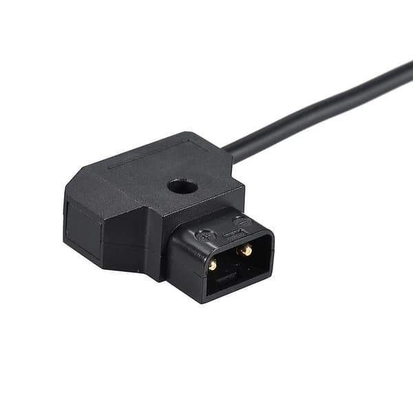 Andoer Spiralvriden 98cm/38.5tommer D-Tap 2-pins hann til DC 5.5 * 2.1mm Adapterkabel Forlengelse Elastisk Linje A