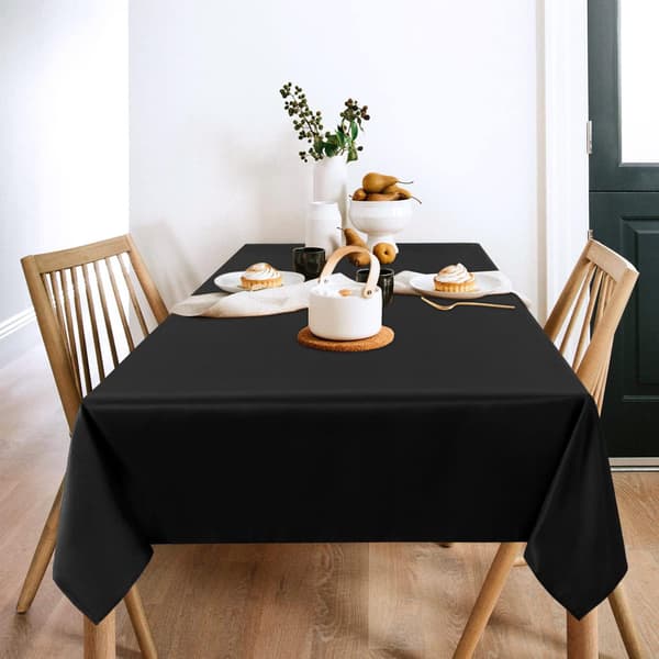 2-pak sort dug 147 x 274 cm, plet- og krølfri-FA-