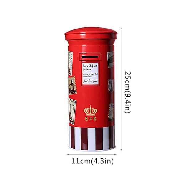 New Creative Tin Box Old Coin Jar Decoration