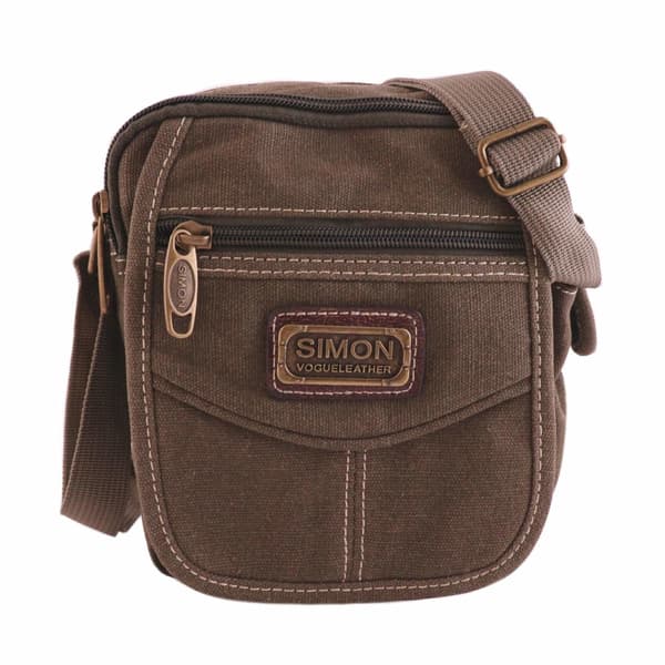 Canvas Shoulder Bag Green one size Green one size