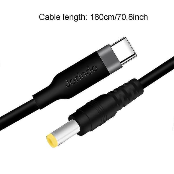 Usb C Pd Strømkabel 12v 5.5 X 2.5mm Til Blæser Led Lampe Kamera Trådløs Højttaler