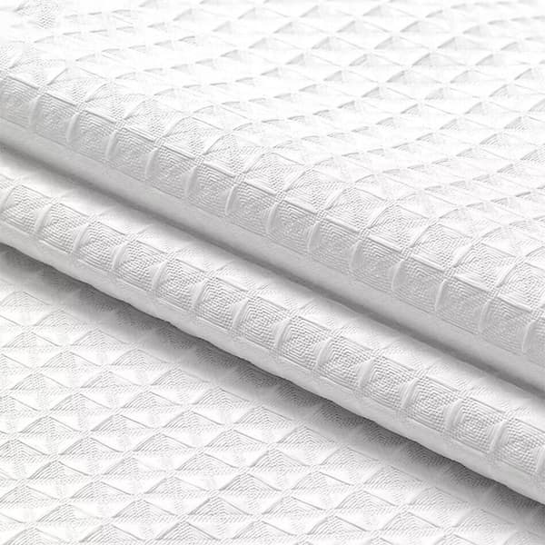 Waffle Pattern Shower Curtain, Anti-Mildew, Waterproof, 180x180cm
