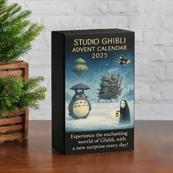 Studio Ghibli Julekalender 3D Overraskelsesæske til Fans Børn Jule-nedtællingsgavepakke 24 Dage