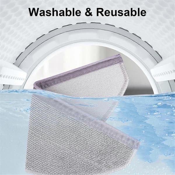 Microfiber Pads Replacement Mop Pad Compatible for L60/L60 Hybrid/L60 /L50 Series Robot Vacuum Cleaner