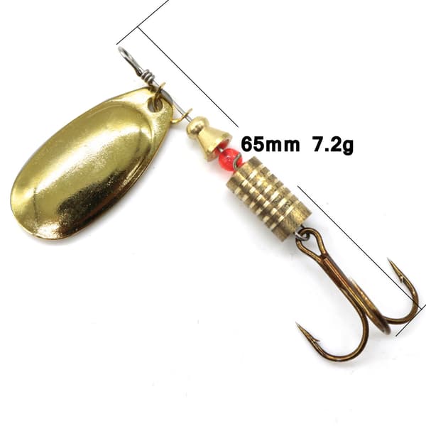 Road Runner Spinning Sequins Set, Metal Crank Sequins, 3-7g Baits