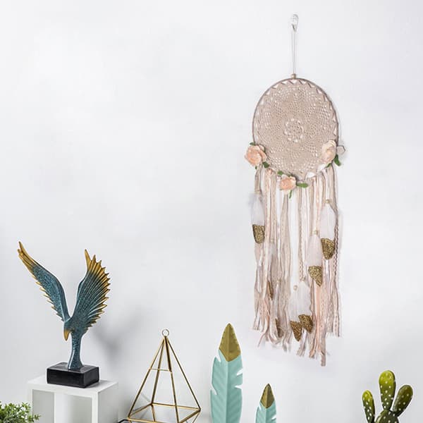Dream Catcher Feather Tassel Wedding Home Wall Hanging Decor