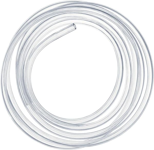 Transparent mjuk PVC-slang 5 meter, 4 × 6 mm flexibel tryckslang
