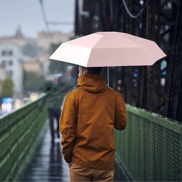 Lille paraply, solbeskyttelse, UV-beskyttelse, UPF 50+ rose - rose