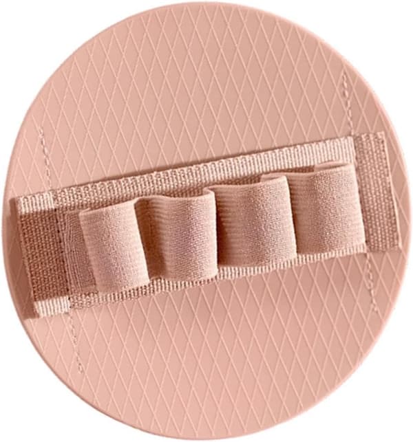 Kroppsskrubb-silikonbørstehanske for en grundig rosa - Rosa