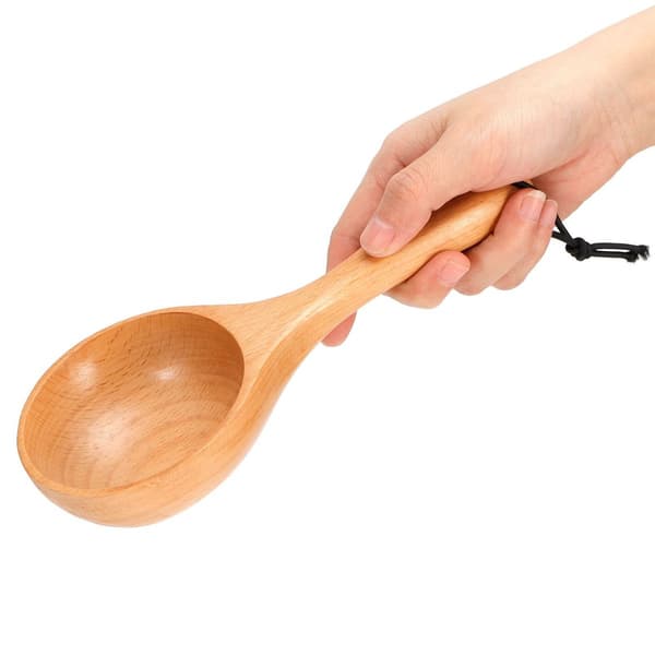 Träkryddsskopa, bestick, kaffe, te, mini saltsked KLB