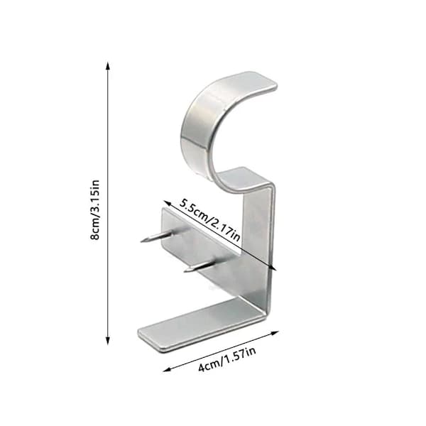 Gardinstangbeslag Gardinstangholder SORT 2STK 2STK Sort 2-pak-2-pak