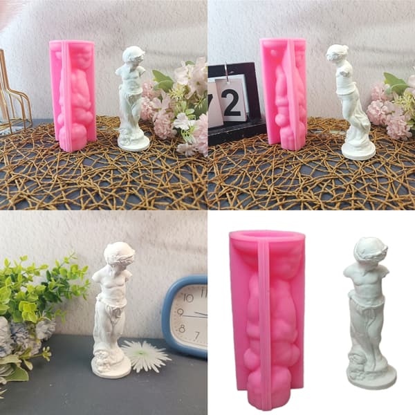 Silikoneform Brækket Arm Kvinder Forme Ornament Støbeforme Gipsforme