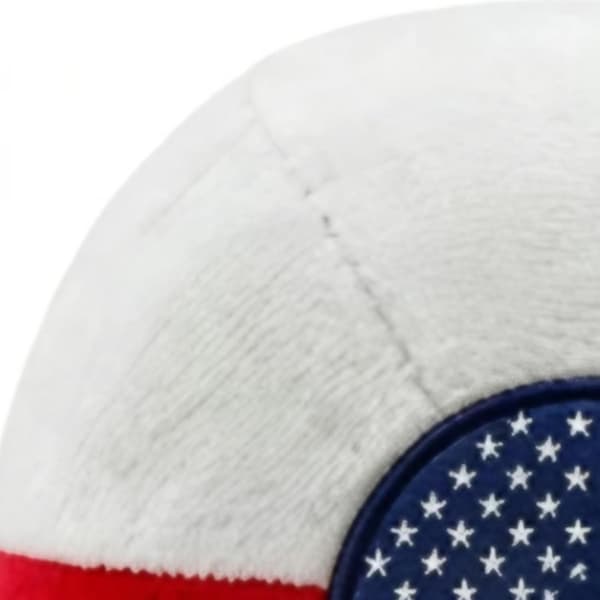 Patriotisk Footbag til voksne stjerner striber 4. juli bolde Sandbag hvid - Weiß