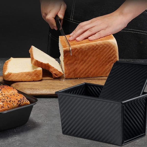 Brødform i kulstofstål til hjemmebagning, non-stick, let at slippe