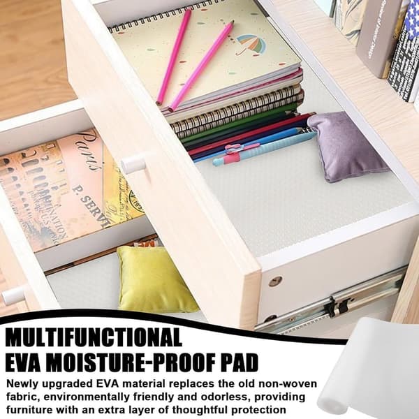 Non-slip mat - 500x30 cm - Drawer mat - Antifouling pads - Kitchen drawer protector