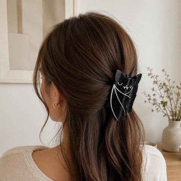 Hårklemmer til forseglet hår, hestehale-styling -