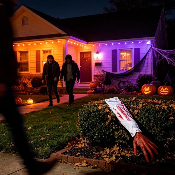 Halloween håndholdt tilbehør - fleksibel, den kule Wurmsäule