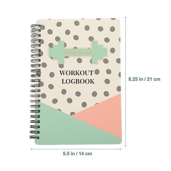 Fitness Planning Notebook Workout Journal Decorative Exercise Diary Fitness Agenda Notepad