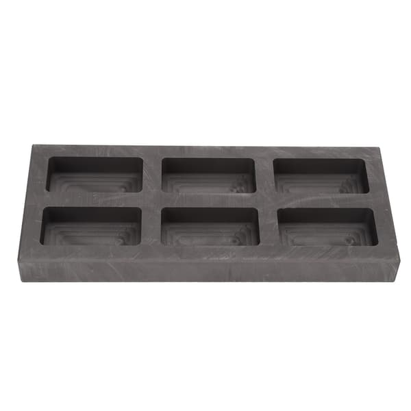 High Temperature Resistant Graphite Mold 6 Holes Silver Gold Durable
