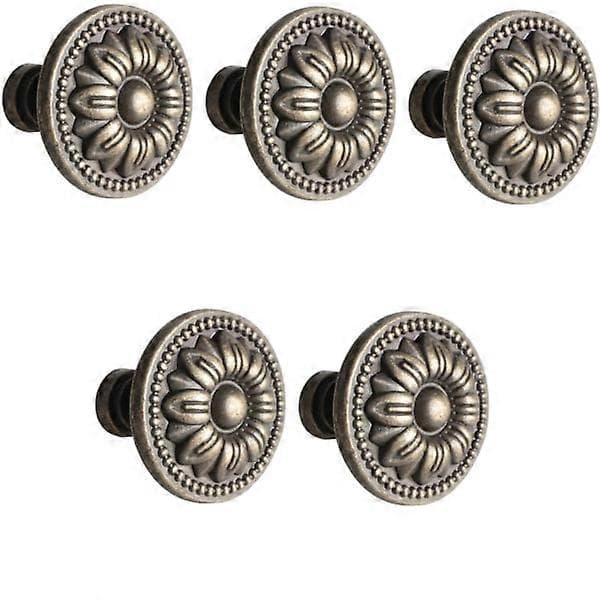 Cabinet Handle Drawer Handle with Screws 5-pack Bronze Bronze
