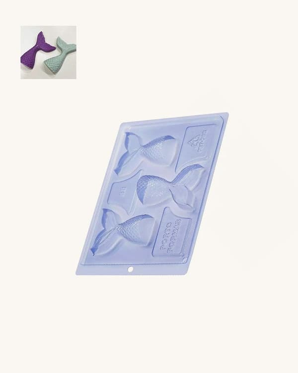 Mermaid Tail Praline Mold - Porto Formas 68 - Special 3 Part Mold