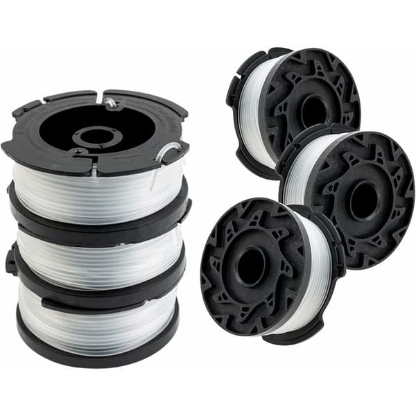 Trimmer line compatible with Black and Decker AF-100, replacement spool, 6 replacement spools