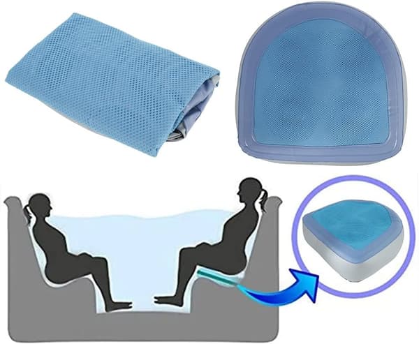 Inflatable Spa Pillow Amazon Sells Thickened Water-Filled Bath Pillow