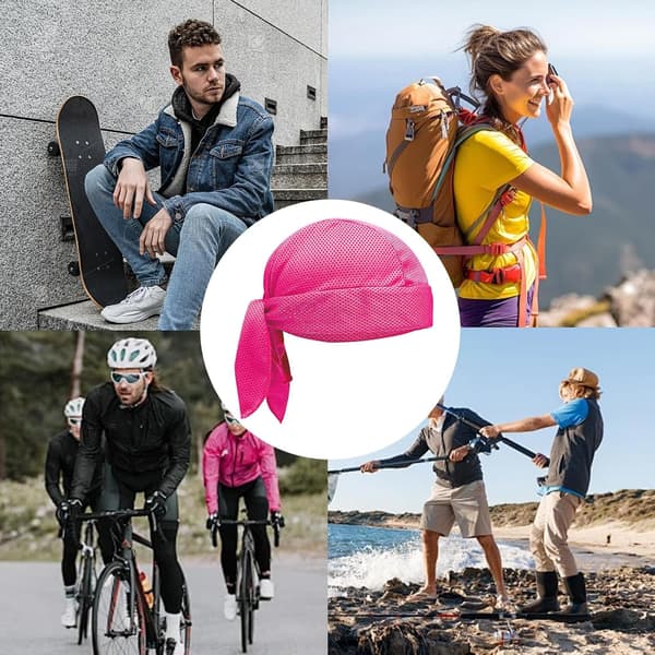 Doo Rags för män, svettavvisande, kylande, andningsbar -