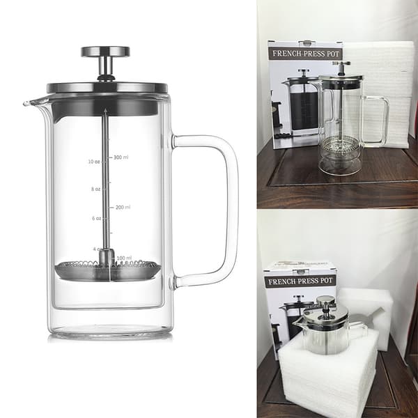 300ML Double Wall French Press 446
