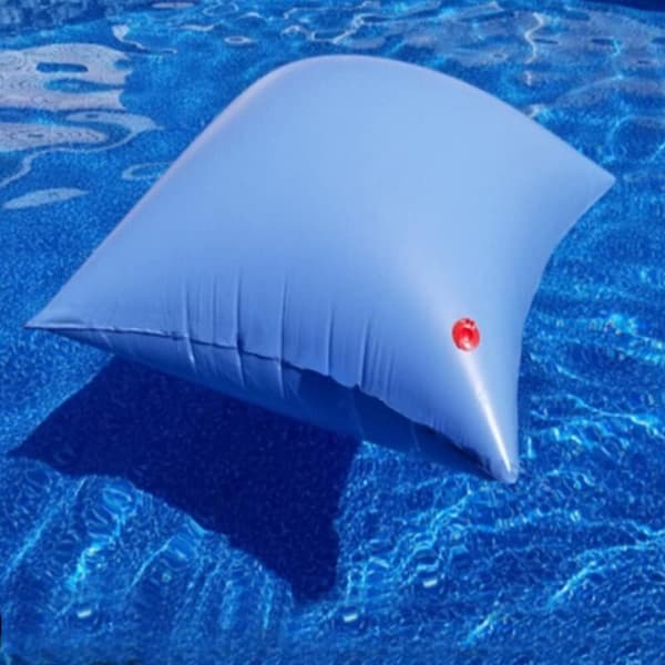 Winter Pool Pillow 1.2x1.2m Inflatable Square Float 2 Pieces Compatible with Above Ground Pools Antifreeze Cover Accessories