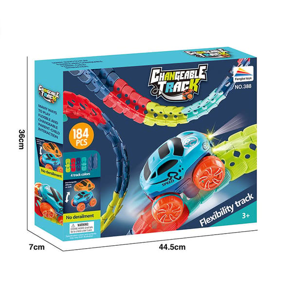 Soft Rubber Track Roller Coaster Weightless Tram Cross-border